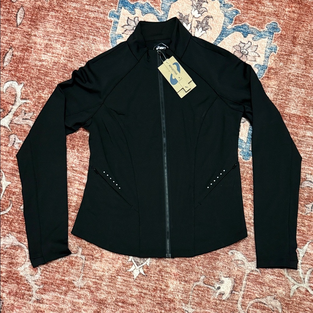 Asics Women’s Knit Yoga Jacket - Black NWT